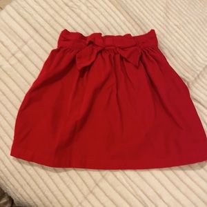 Hanna Andersson red corduroy skirt. Holiday ready.